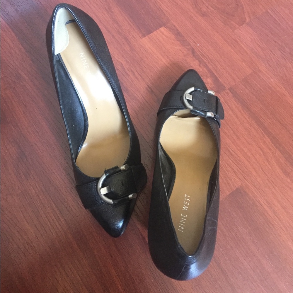 NINE WEST, BLACK HEELS
