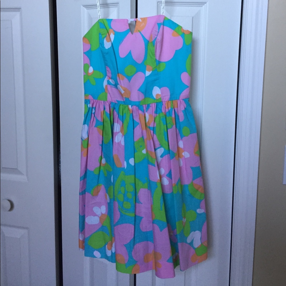 Lilly Pulitzer strapless dress