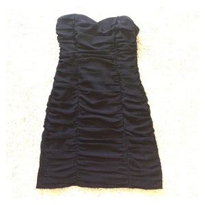 H&M Strapless Ruched Dress