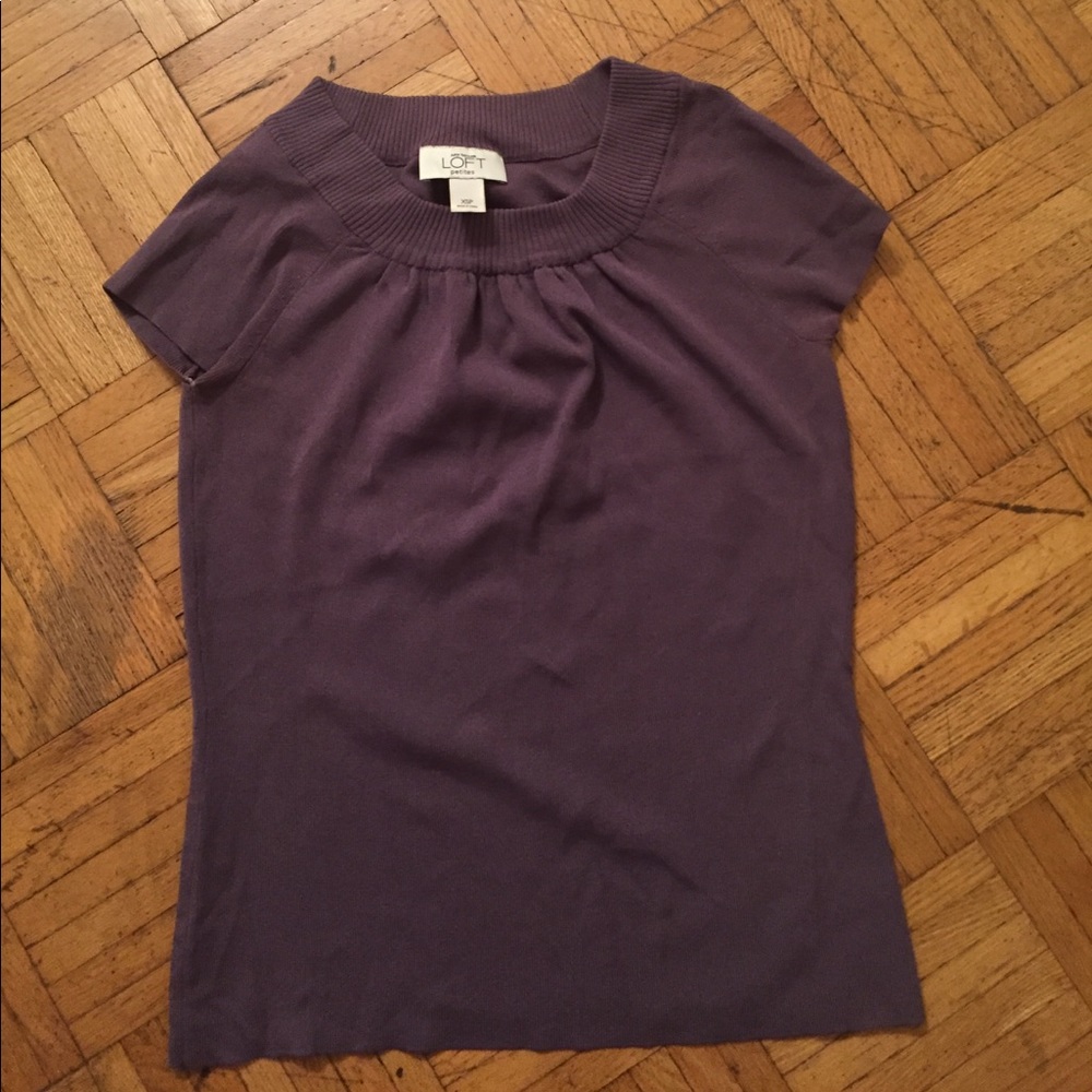 Purple blouse from Loft
