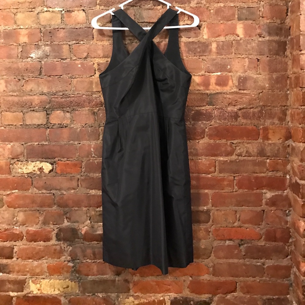 Black J.Crew bridesmaid dress
