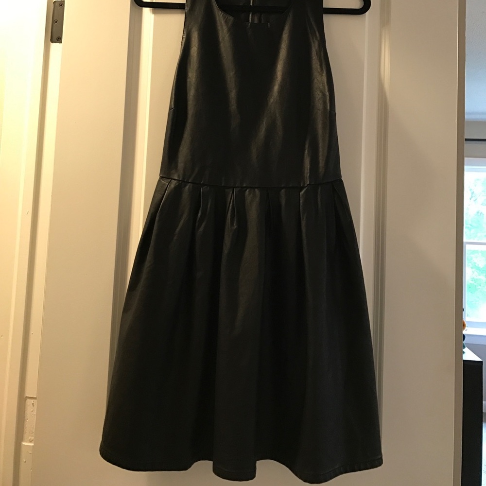 Faux Leather dress