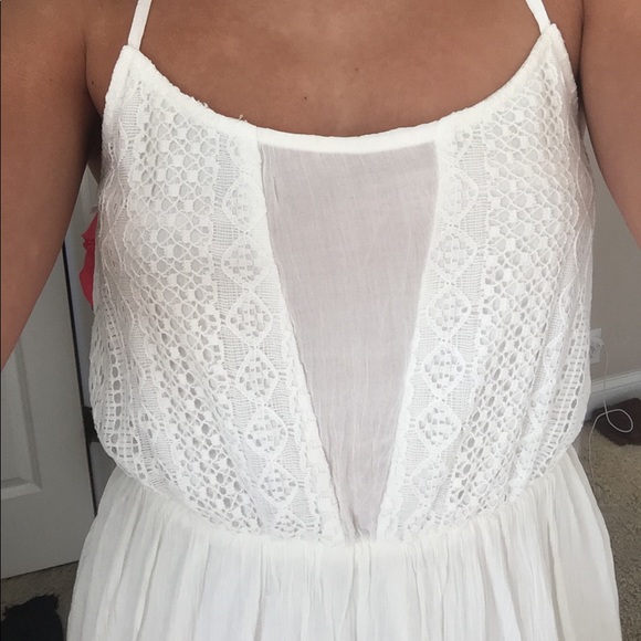 White lace summer dress forever 21 - Picture 3 of 4