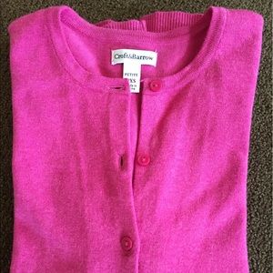 Cardigan Sweater, hot pink
