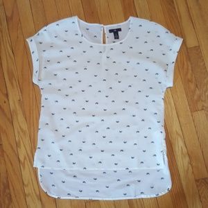 GAP bicycle print blouse