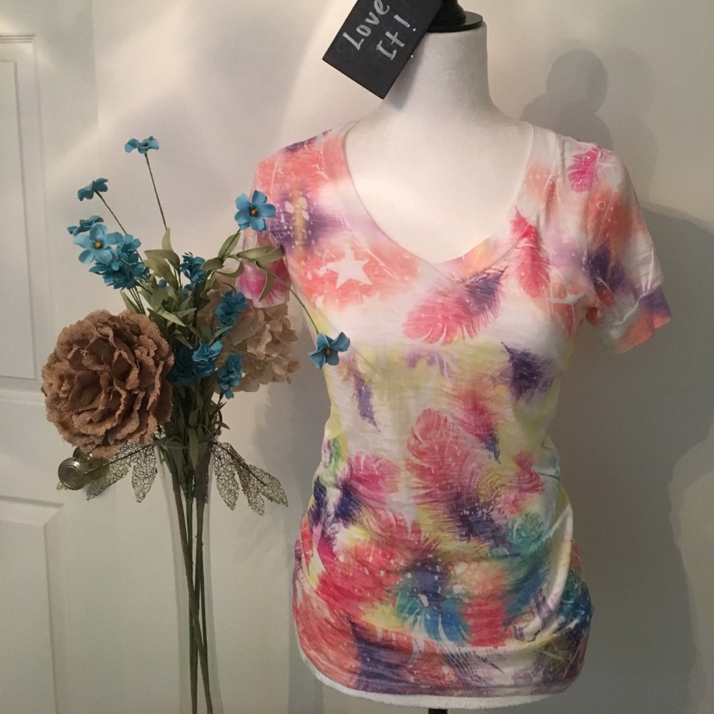 ☀️SOLD - Springtime colored soft shirt
