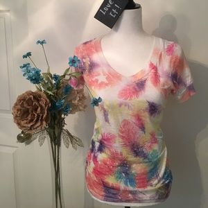 ☀️SOLD - Springtime colored soft shirt