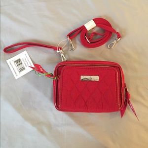 Vera Bradley on the square Wristlet.