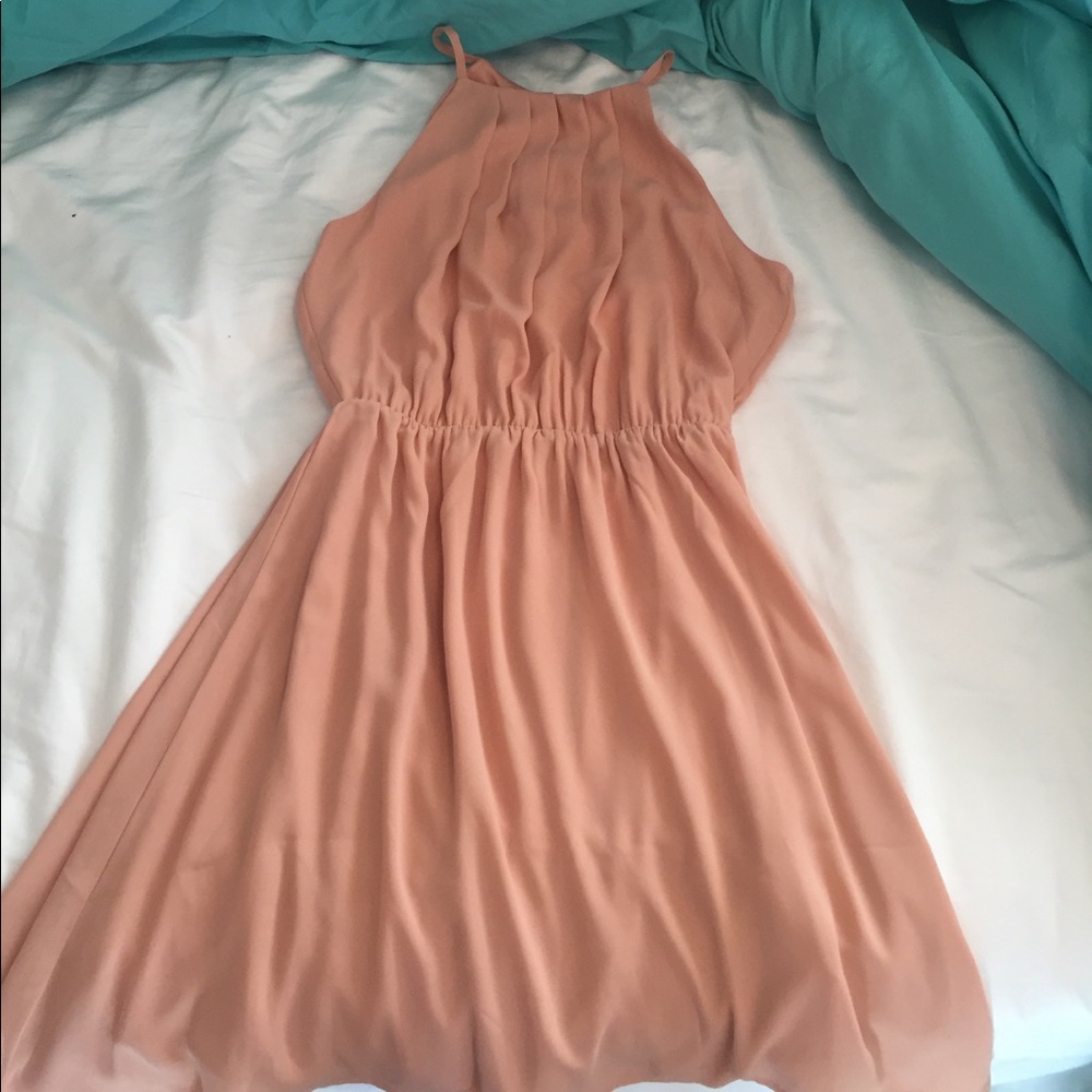 Orange Flare Dress