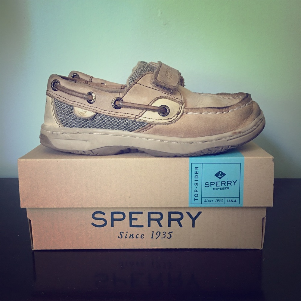 Sperry topsiders- boys sz 11 WORN!
