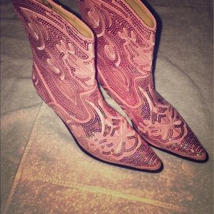 Hot Pink Cowboy Boots!!