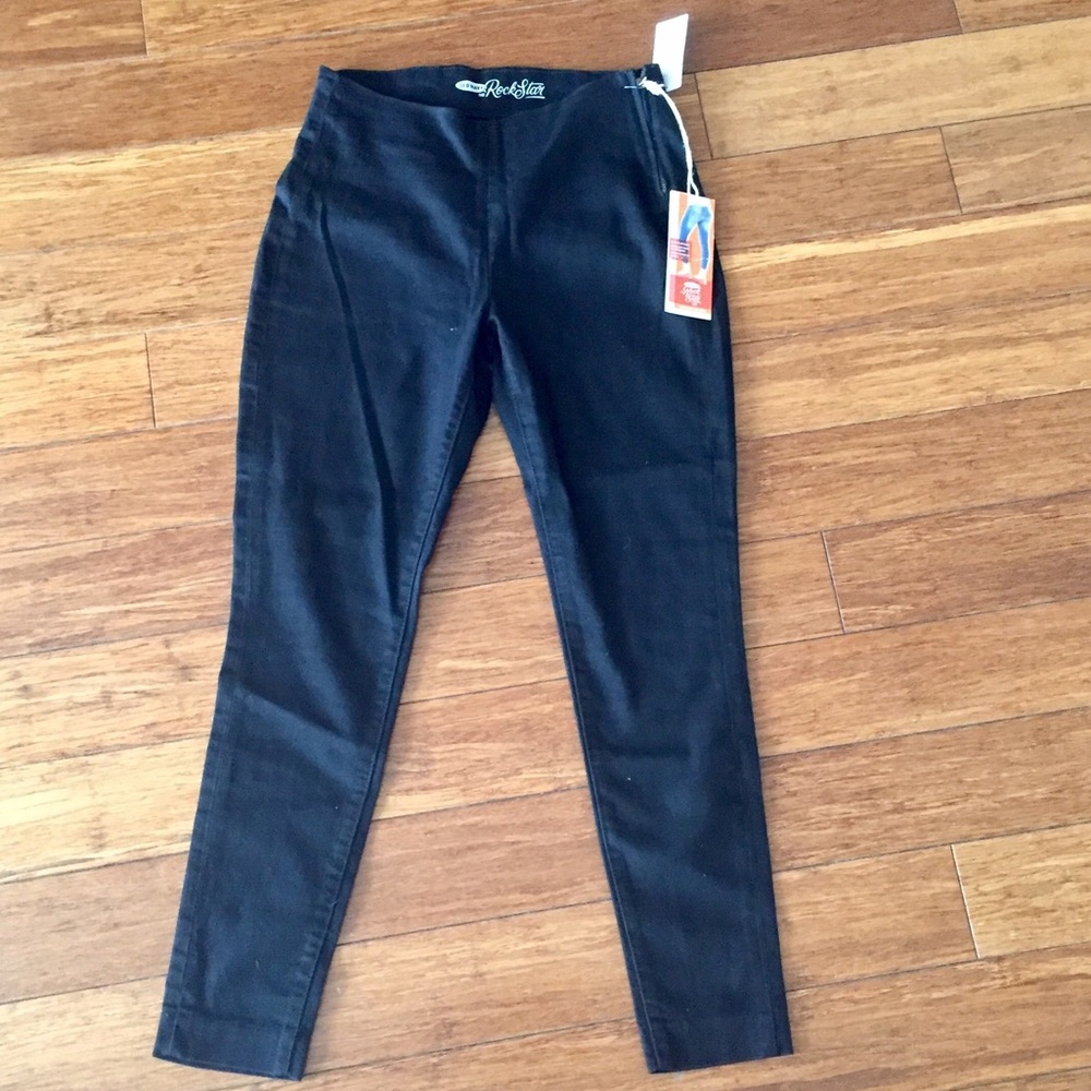 Black Rockstar Crop Jeans