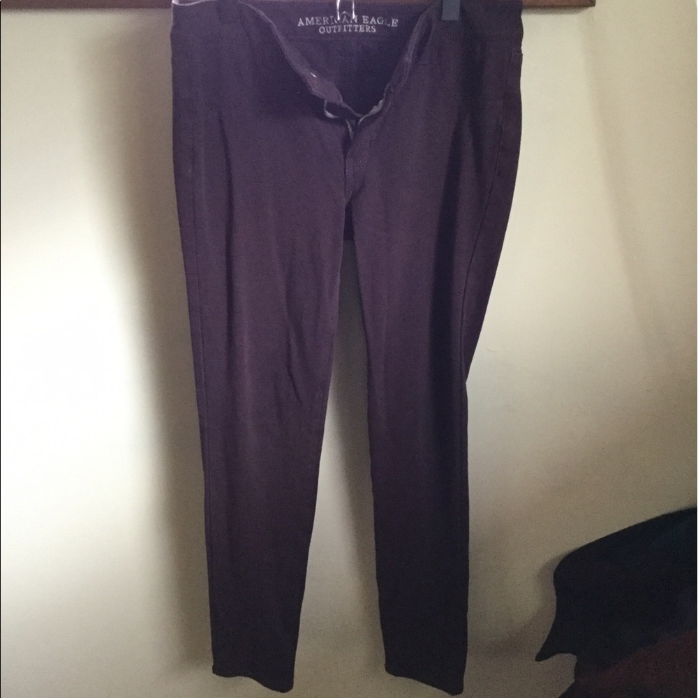 American Eagle 🦅 purple jeggings
