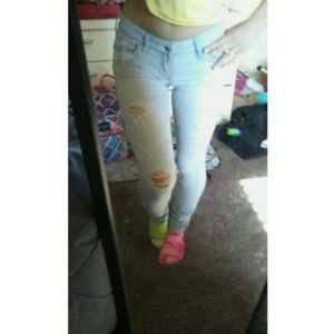 Ripped/distressed  jeans