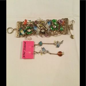 Betsey Johnson Bracelet & Earrings