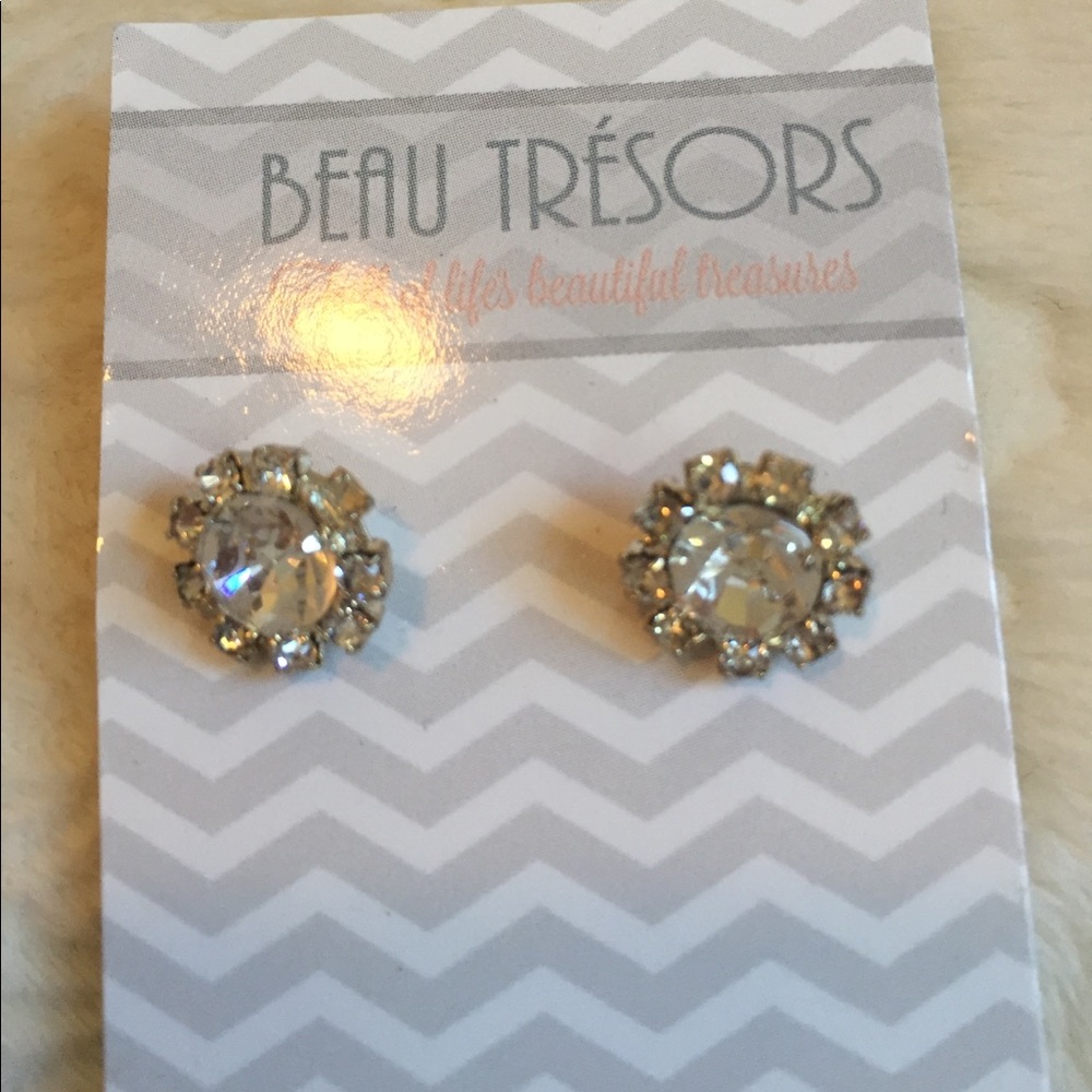 🌸Sparkly stud earrings