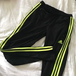 Climacool tapered jogger pants with zippers