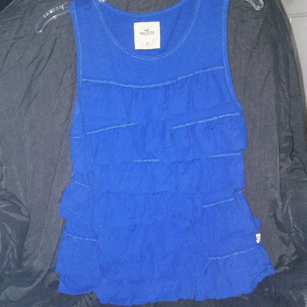Hollister ruffle tank