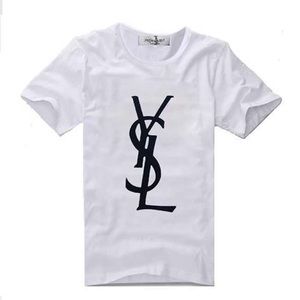 White YSL T Shirt