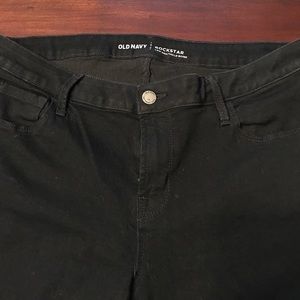 Women's 14 old navy rockstar low rise skinny jeans