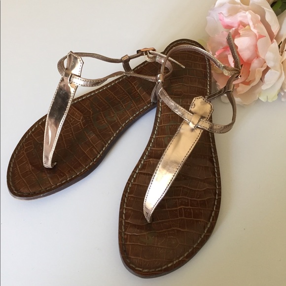 sam edelman rose gold sandals