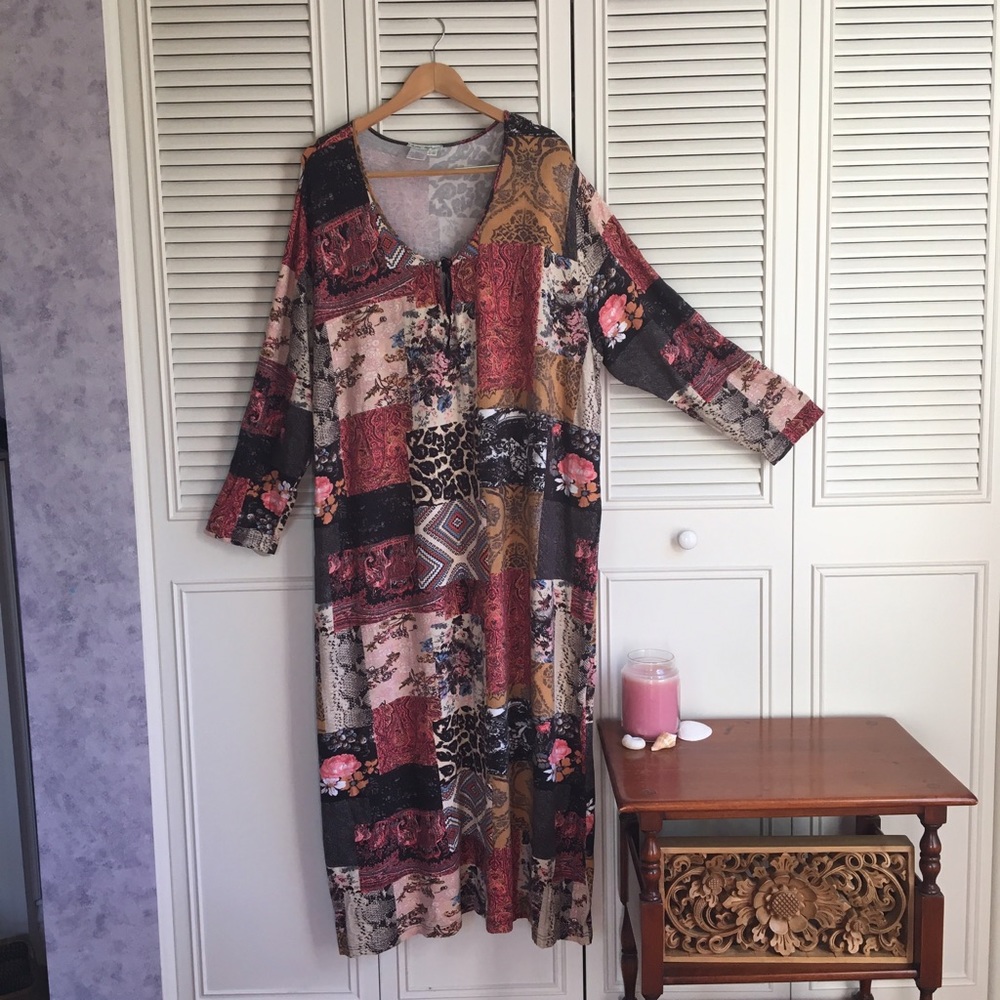 Ulla Popken Bohemian Knit Dress