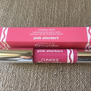 Clinique Crayola chubby stick in pink sherbert