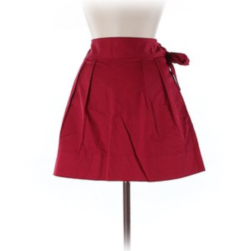 Vineyard Vines Red Rally side tie skirt