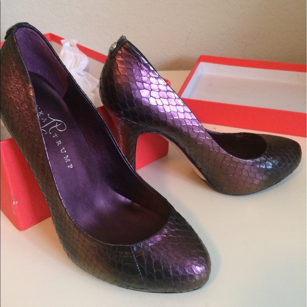 Ivanka Dark Purple Heels