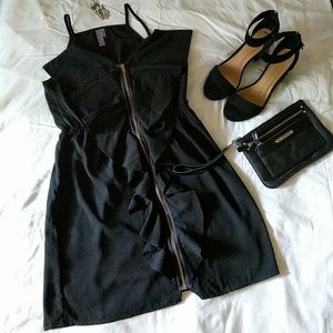 Black Dress with Ruffle ✨