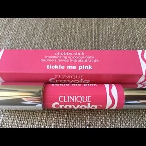 Clinique Crayola chubby stick in tickle me pink