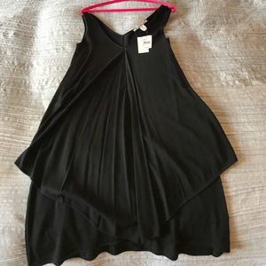 Diane von Furstenberg sleeveless black dress