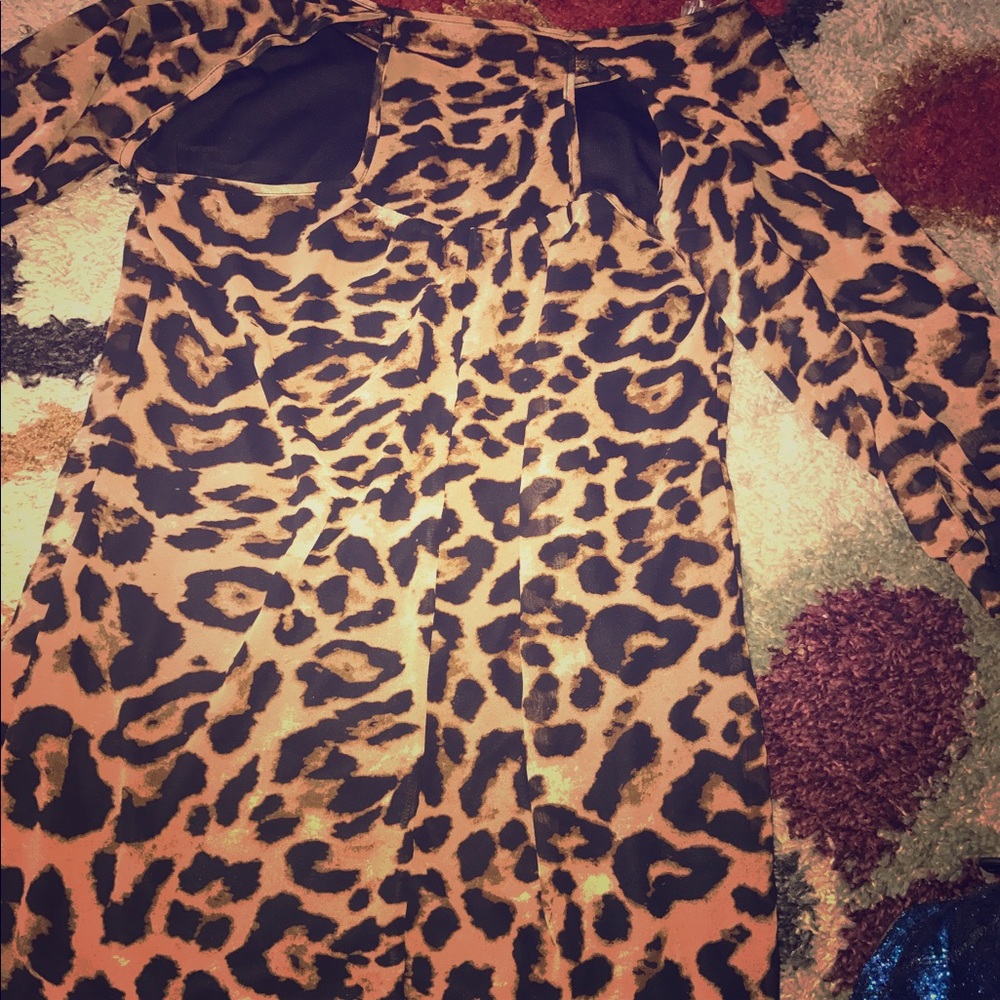 New cheetah print dress