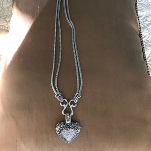 Lia Sophia heart pendant necklace