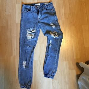 Bullhead Denim Distressed Joggers