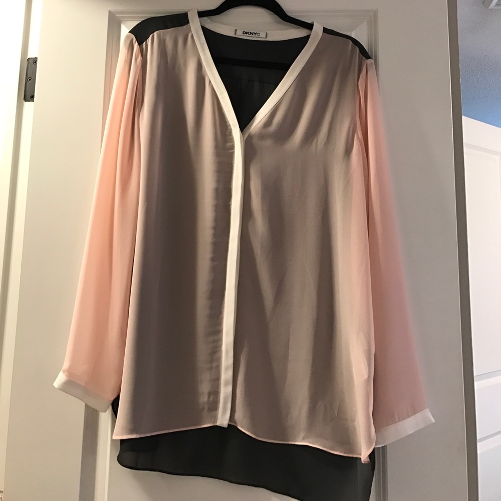 Colorblock blouse
