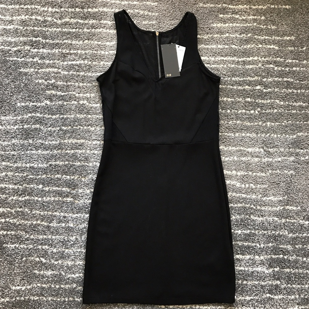 NWT Black Mesh Dress