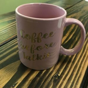 • Pink coffee mug •