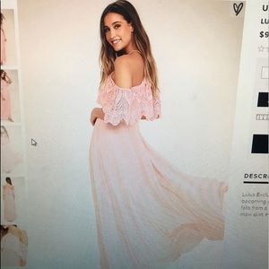 Unmatched Beauty Lulus dress