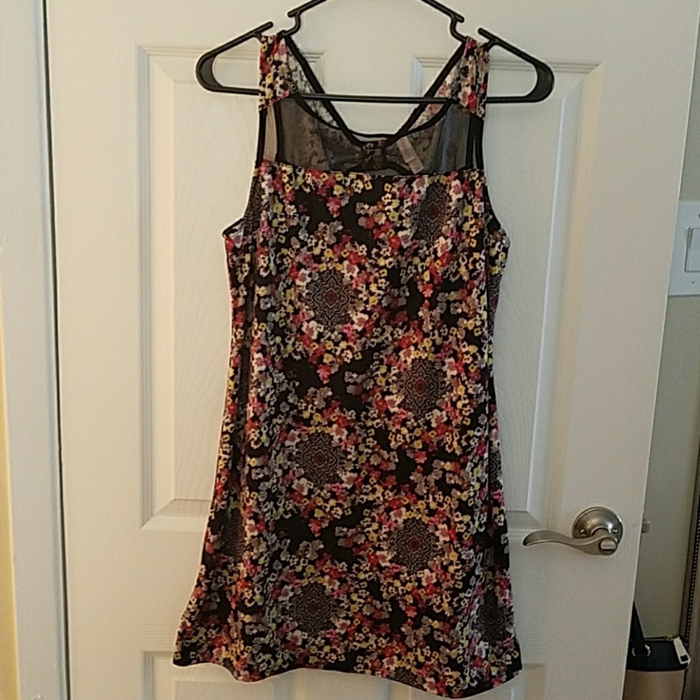 Floral mini dress