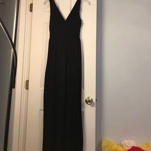 Black maxi dress