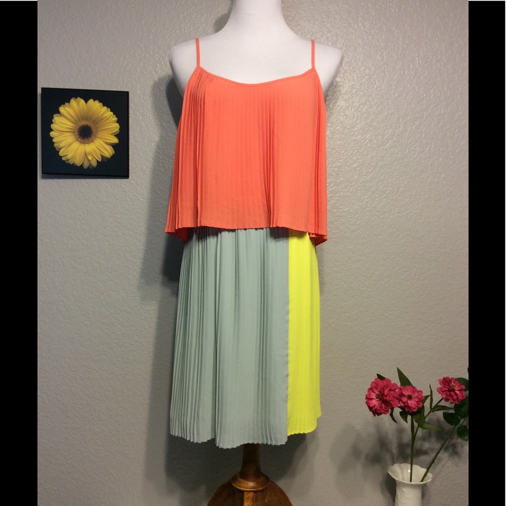 *NWT* Parker Jett Color-block Dress