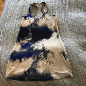 Lulu Lemon black, blue and white Tank Top.