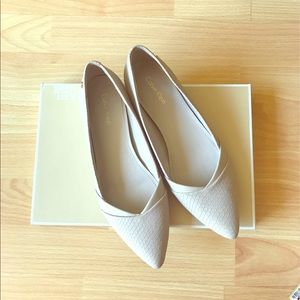 Nude Calvin Klein flats