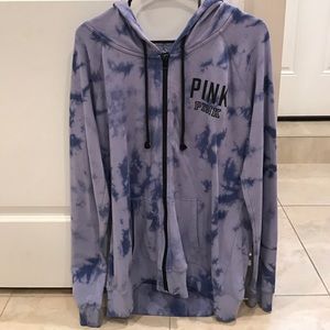 VS PINK purple tyedye hoodie