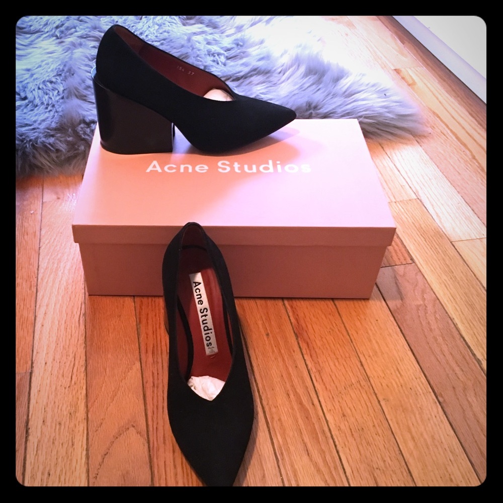Genuine Acne Studios Alvara Black Pumps
