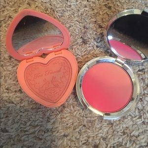 Too faced and it cosmetics blush