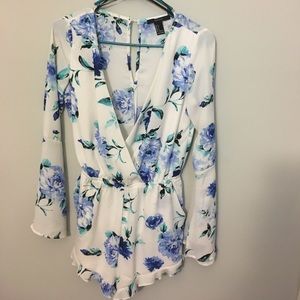 Forever 21 Long Sleeve Romper