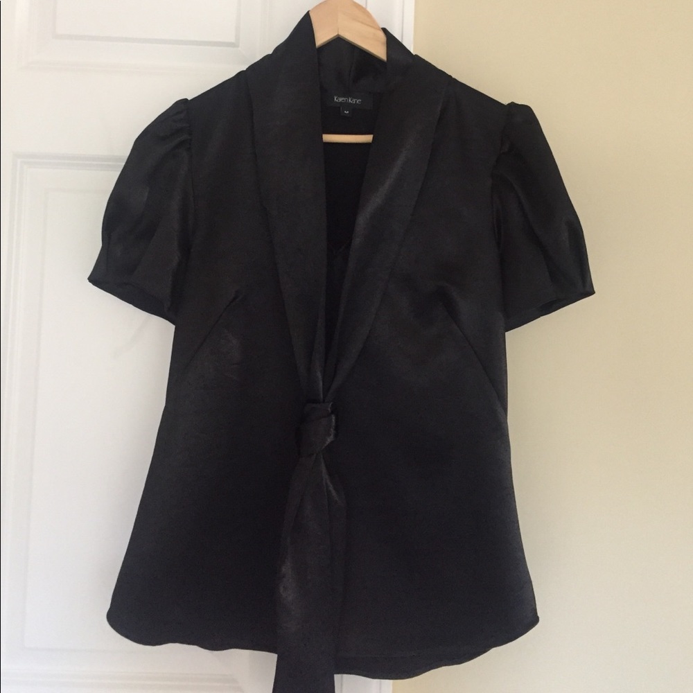 Karen Kane black blouse