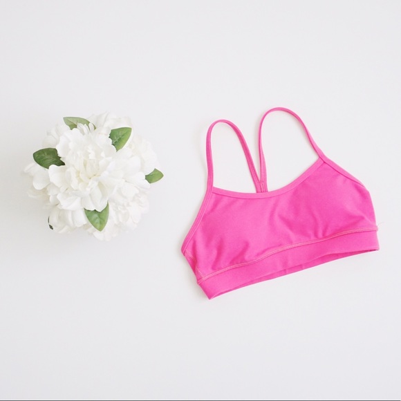 lululemon athletica Other - Lululemon Pink Flow Y Sports Bra